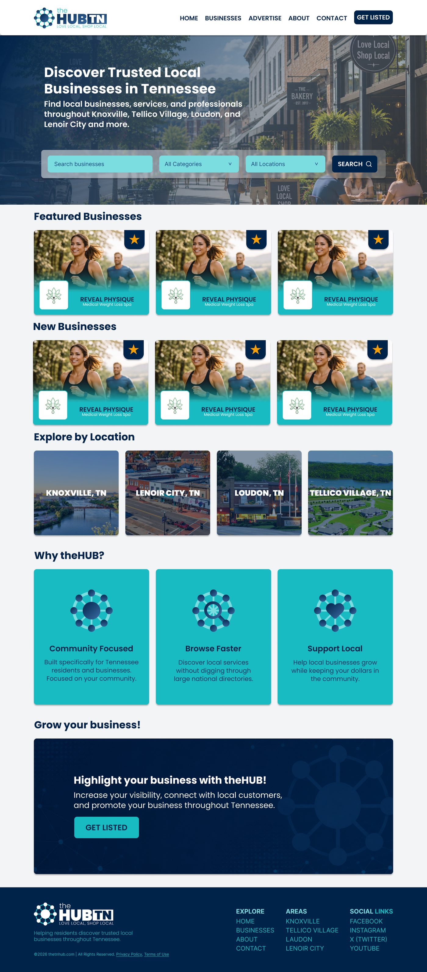 Home page — hi-fi design